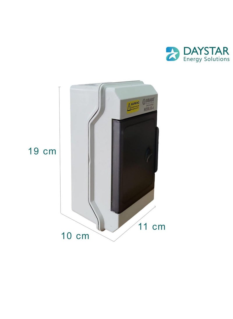 Generic Daystar Solutions PVC Plastic 63A MCB FP C Curve White with Box  - Image 5