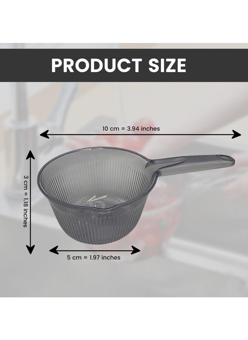LIMITLESS Limitless Water Spoon Thickened Anti-skid Long Handle Household Water Scoop for Bucket with Handle Durable Kitchen Gadget Supplies Tools (Transparent)  - Image 3
