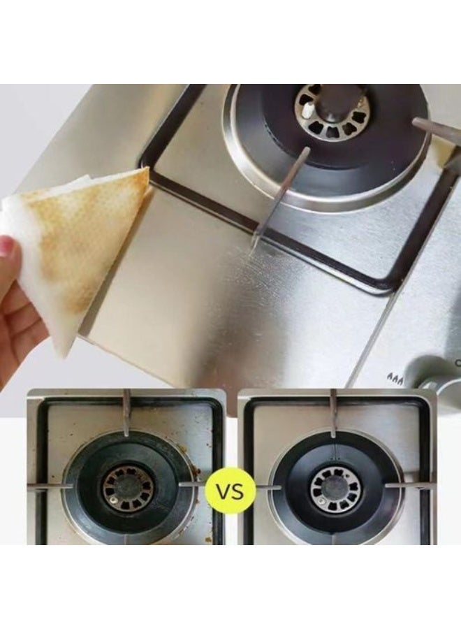 مناديل مبللة لتنظيف الدهون مناديل أمنه على جميع الأسطح, عبوة بغطاء قابل للفتح والإغلاق وتنظيف اليدين بتركيبة لطيفة (80 قطعة) - Image 5