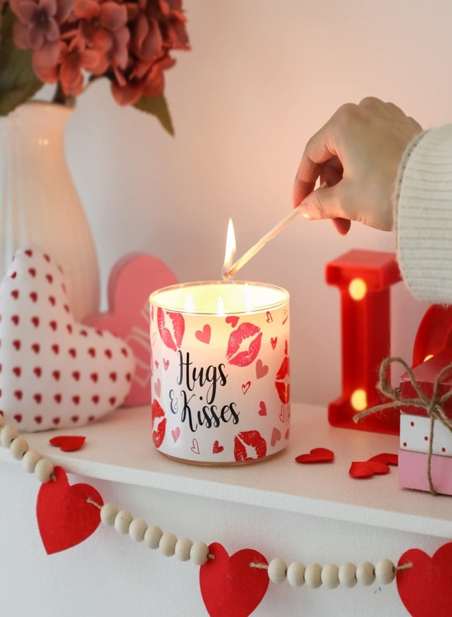 KORMMCO Valentine’s Day Candle, Rose Scented Candle, Large 3 Wicks, 14 oz - Image 4