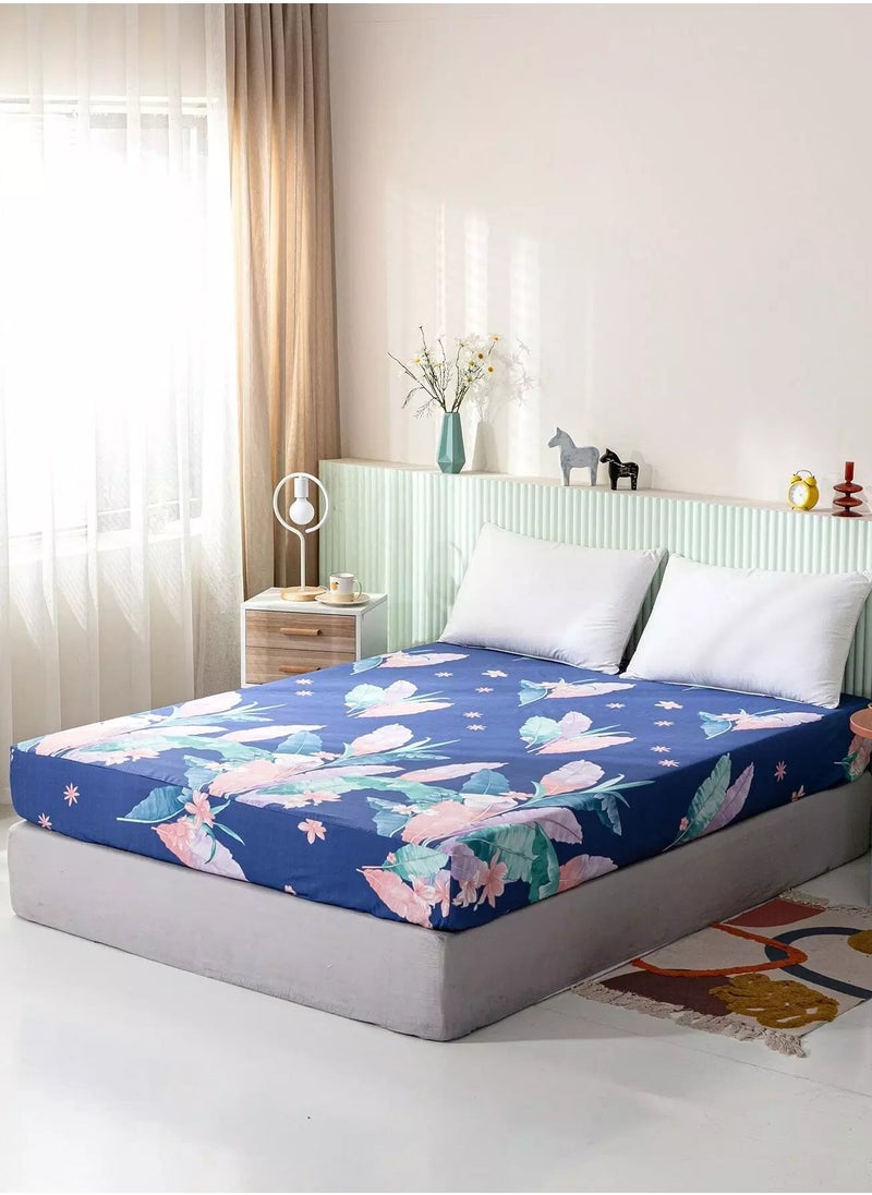 Generic Plant Print Fitted Sheet  - Image 5