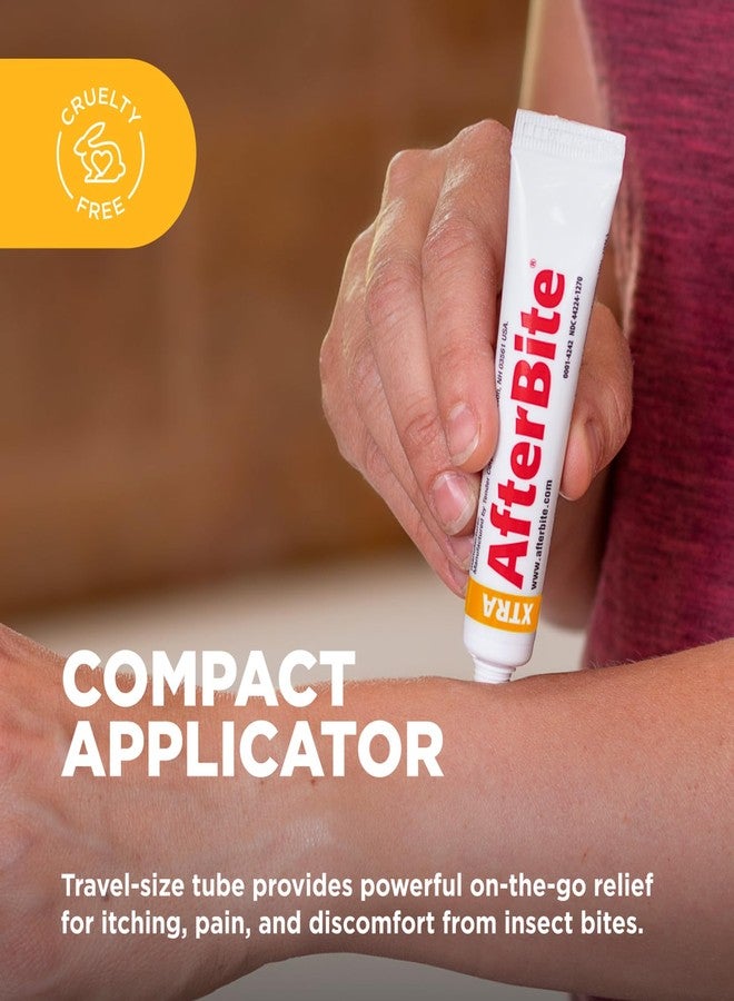 After Bite Xtra Formula - Itch Relief with Diphenhydramine HCl - Ideal for Mosquito & Fire Ant Bites, Bees & More - Portable Gel Formula - 0.7 oz (4 Pack) - Image 2