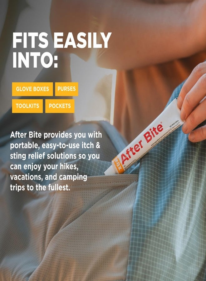 After Bite Xtra Formula - Itch Relief with Diphenhydramine HCl - Ideal for Mosquito & Fire Ant Bites, Bees & More - Portable Gel Formula - 0.7 oz (4 Pack) - Image 4