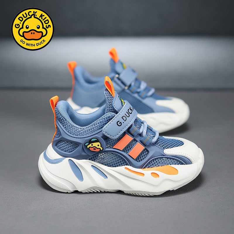 G.Duck Little Yellow Duck Children'S Shoes Boys Sports Shoes Children'S Single Net Breathable Hollow Casual Net Shoes - Image 1