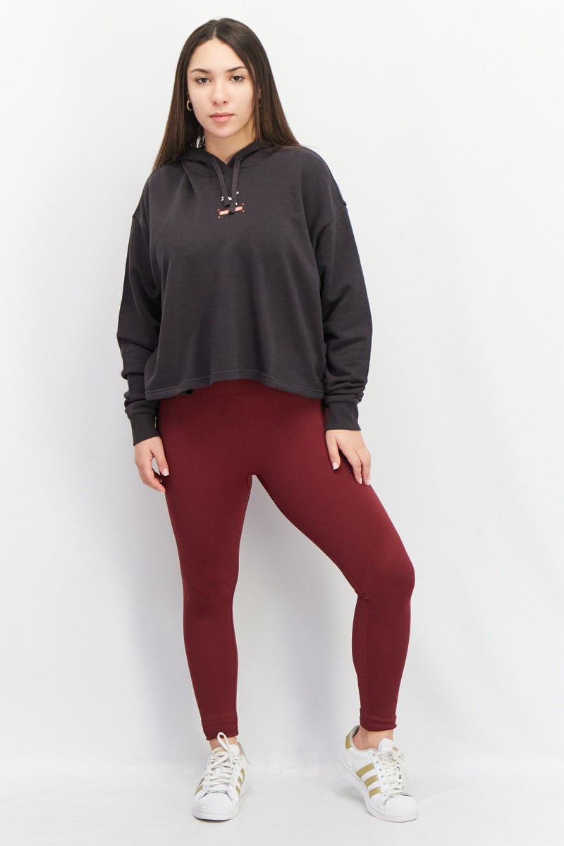 PUMA Women Sportswear Fit Brand Logo Training Hoody, Black - Image 4