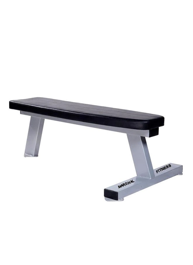 Marshal Fitness Exercise Flat Bench, Heavy-Duty Workout Bench, Adjustable and Sturdy, Max Weight Capacity 165kg - MF-GYM-17672-SH-1 