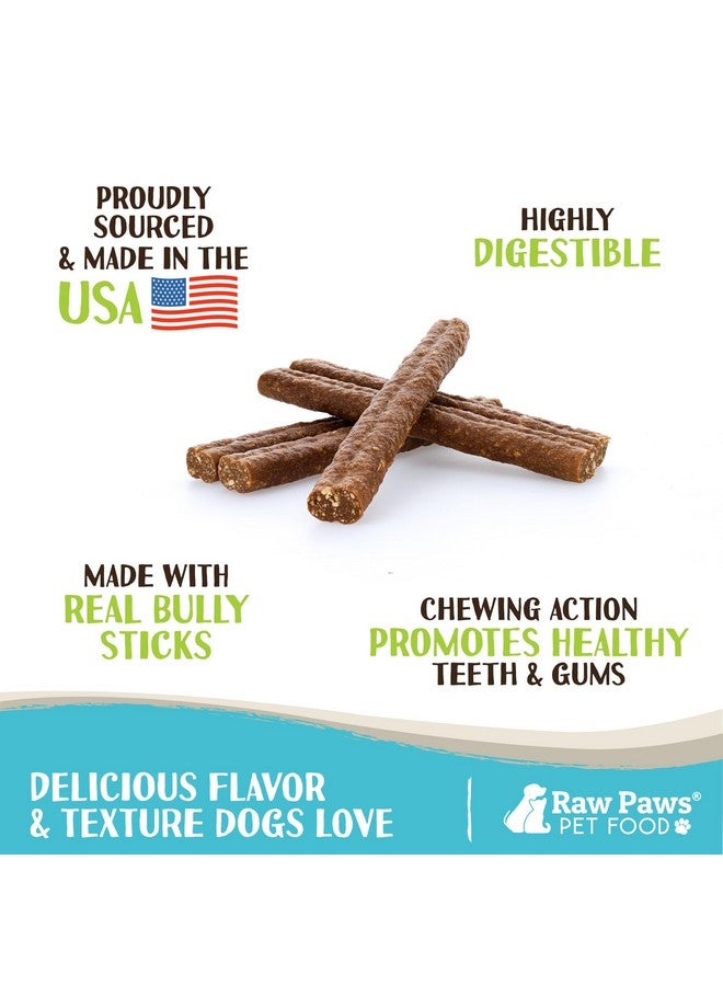 Raw Paws Alternative Soft Bully Sticks for Dogs, 6-inch, 15-ct - Made in USA - Dog Chews Rawhide Free - Soft Dog Chews for Senior Dogs - Rawhide Free Treats - Puppy Teething - Image 2