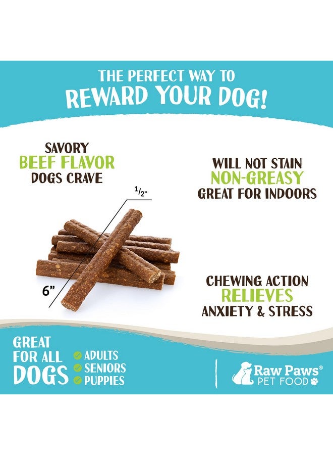 Raw Paws Alternative Soft Bully Sticks for Dogs, 6-inch, 15-ct - Made in USA - Dog Chews Rawhide Free - Soft Dog Chews for Senior Dogs - Rawhide Free Treats - Puppy Teething - Image 4