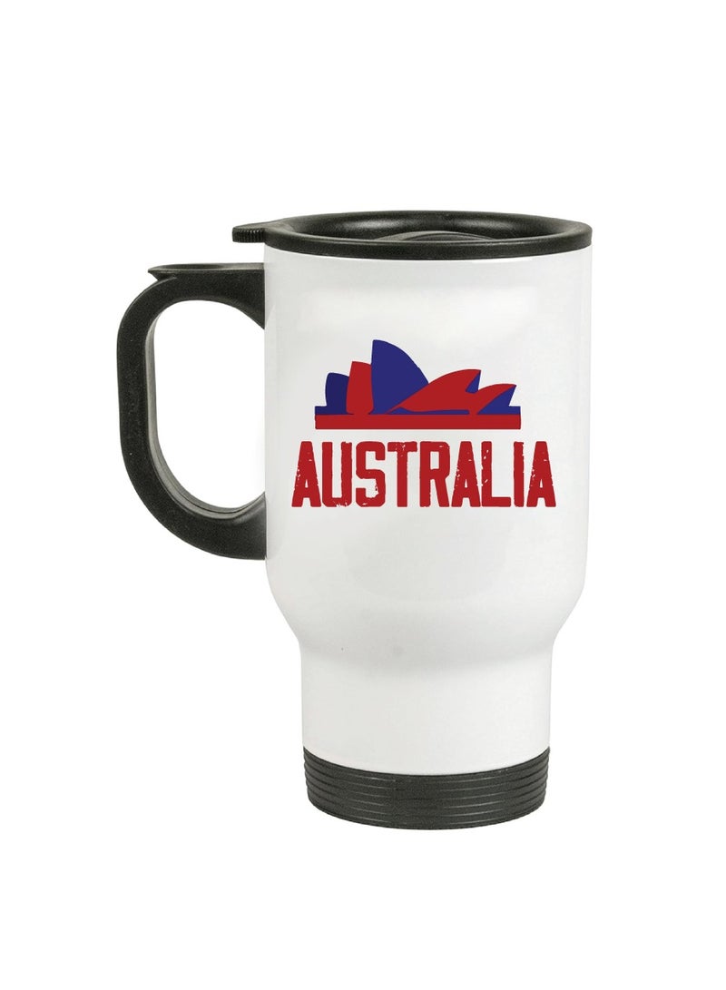 Australia Day Insulated Travel Mug - Celebrate with This Festive Travel Mug and Your Favorite Hot Beverage - Australia Day Gifts  - Image 1