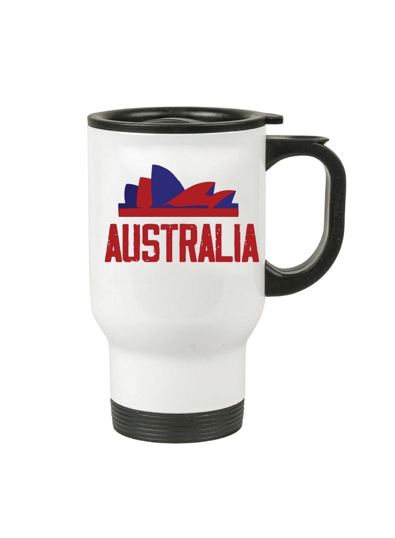 Australia Day Insulated Travel Mug - Celebrate with This Festive Travel Mug and Your Favorite Hot Beverage - Australia Day Gifts  - Image 2