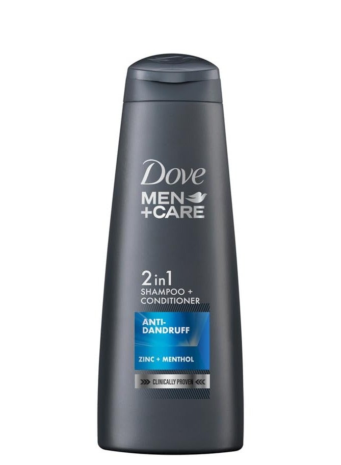 Dove Men+Care Anti Dandruff 2in1 Shampoo+Conditioner, 340 ml - Image 1
