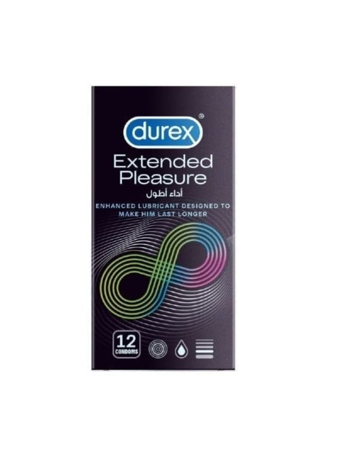 Durex Pack of 12, Extended Pleasure Condoms - Image 2