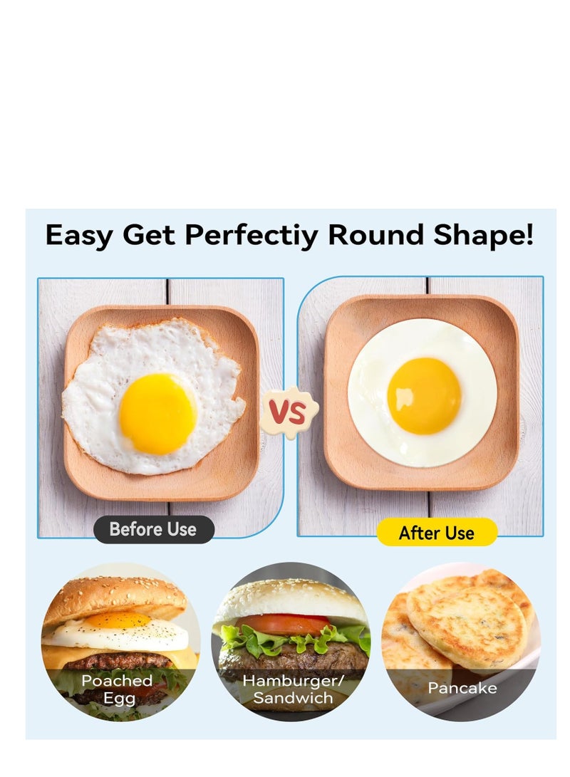 Silicone Egg Ring Nonstick set  - Image 3