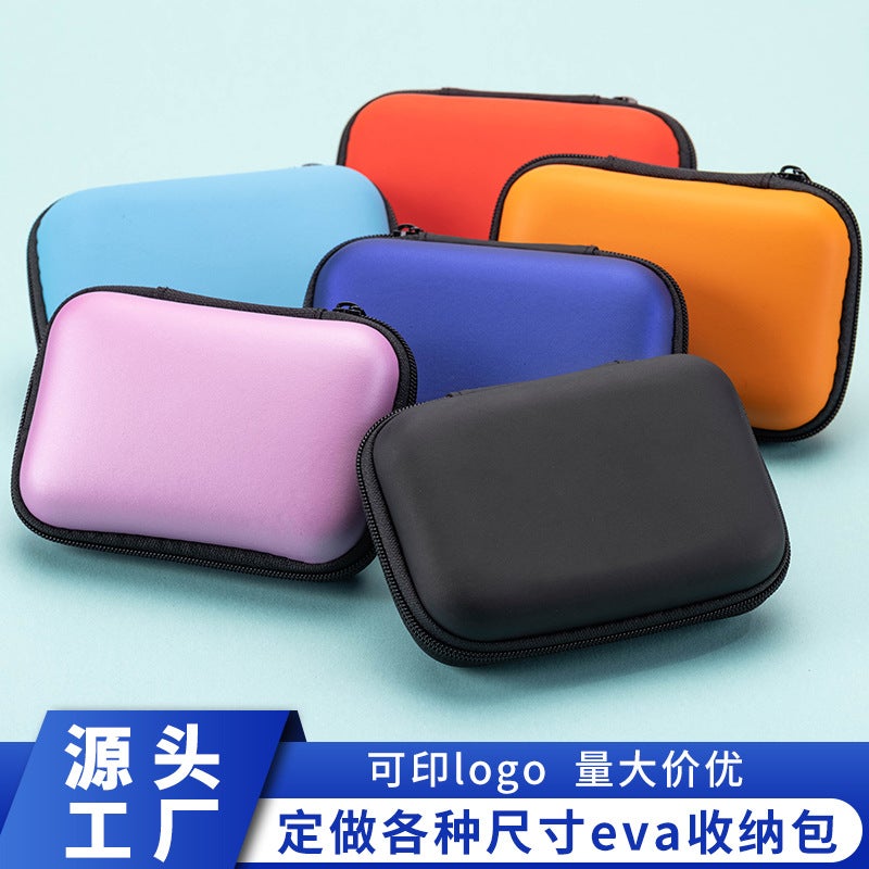 Manufacturer'S Ready Stock Eva Storage Bag Headphone Storage Box Data Cable Headphone Bag - Image 2
