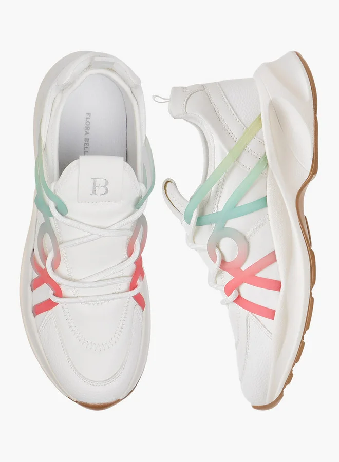Flora Bella By Shoexpress Women Ombre Accent Slip-On Sneakers