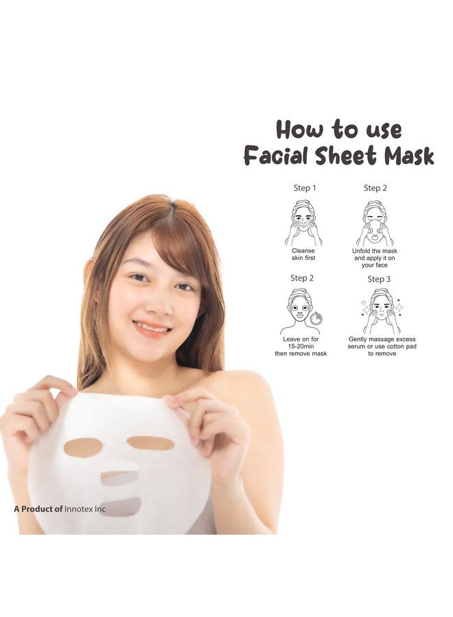 MasKing Beauty Cucumber, Vitamin-C, Pomegranate, Kiwi Potato & Green tea extract Facial sheet mask for glowing and hydrating, daily Skin care, combo pack of 6 - Image 4