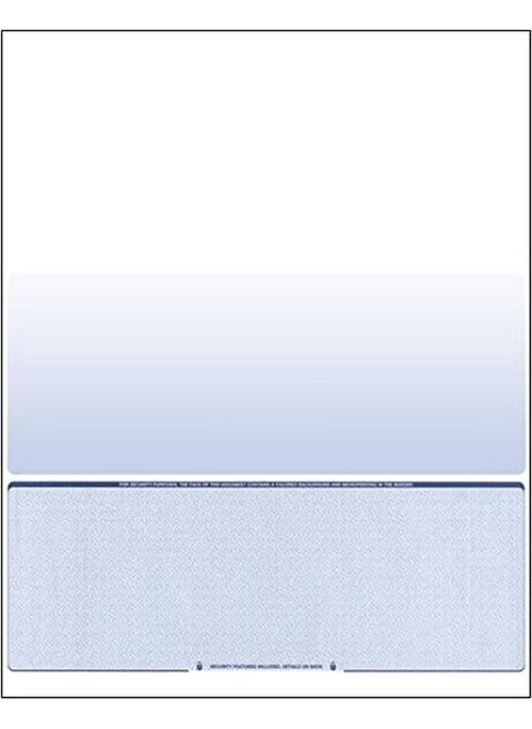 500 Blank Check Stock Computer Laser Checks Check On Bottom Blue Diamond