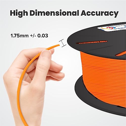 3IDEA PETG 1.75mm 3D Printer Filament (Orange Solid) | 1kg Spool 3D Printing Material - Image 3