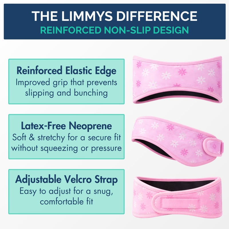 Limmys Swimming Headband for Kids & Adults â€“ Doctor-Inspired Ear Protection, Reinforced Elastic Neoprene Band, Latex-Free Child-Safe Materials, Non-Slip Comfort, Holds Earplugs Securely - Image 3