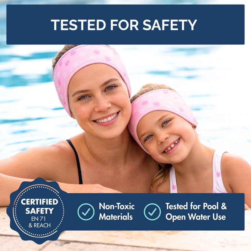 Limmys Swimming Headband for Kids & Adults â€“ Doctor-Inspired Ear Protection, Reinforced Elastic Neoprene Band, Latex-Free Child-Safe Materials, Non-Slip Comfort, Holds Earplugs Securely - Image 5