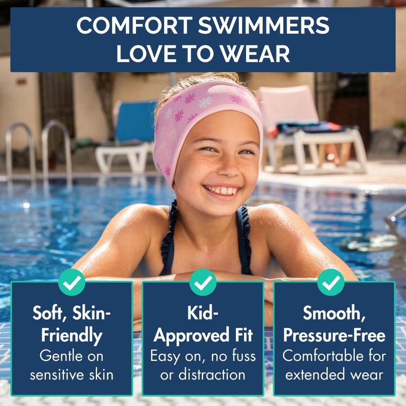 Limmys Swimming Headband for Kids & Adults â€“ Doctor-Inspired Ear Protection, Reinforced Elastic Neoprene Band, Latex-Free Child-Safe Materials, Non-Slip Comfort, Holds Earplugs Securely - Image 4