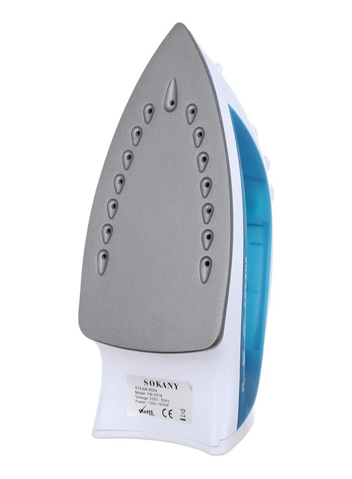 sokany Sokany YW-5518 Steam Iron, 1600 Watt - Image 3