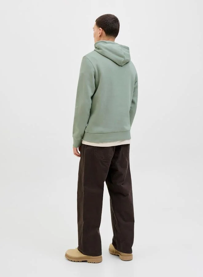 JACK & JONES Jack And Jones JJELOGO Logo Graphic Hoodie