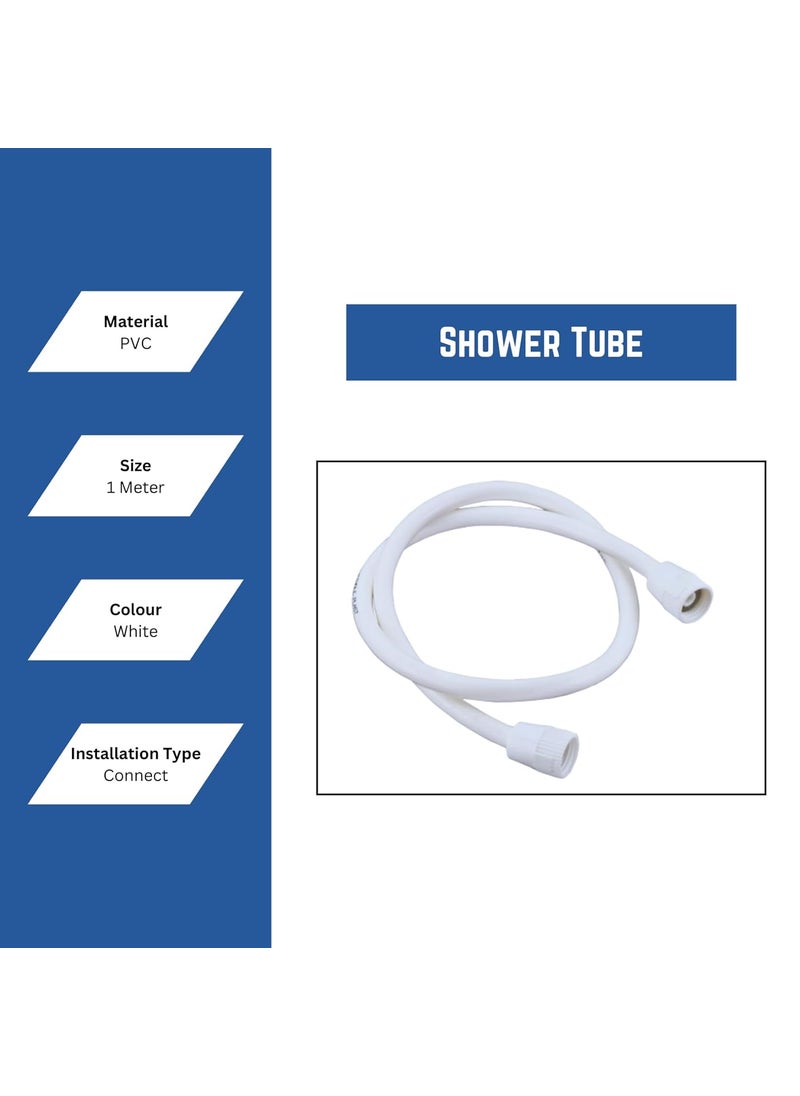KINIK KINIK PVC 1 Meter Flexible Shower Hose Handshower Hose Shower Tube and Health Faucet Tube for Bathroom  - Image 5