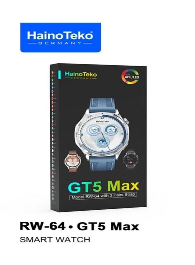 Haino Teko haino Teko GT5 Max with 3 Pairs Strap  Multicolour - Image 1