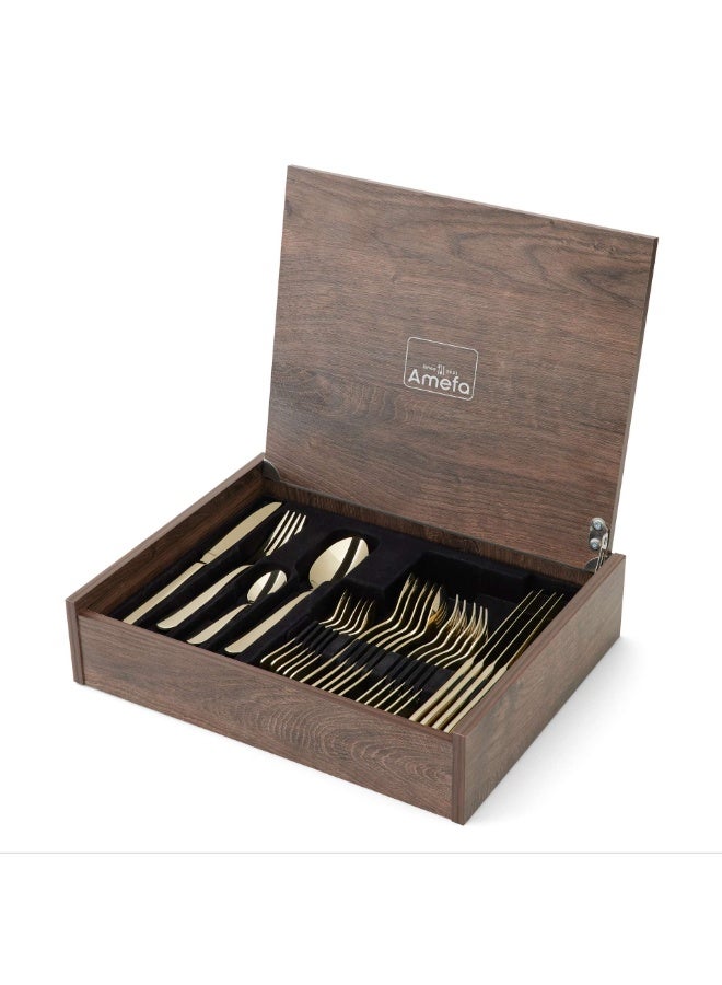 Amefa Metropole Medium Teaspoon Gold PVD High Gloss Polished Finish Made from Premium 18/10 Stainless Steel Elegant Slim Handle Contemporary Urban Design Dishwasher Safe Luxury Cutlery from Amefa Premiere Range Ideal for Tea Coffee Desserts Hotel Restaurant Home Dining Set of 12 Medium Teaspoons Durable Rust Resistant Scratch Resistant Professional Tableware for Modern Kitchens Special Occasions Daily Use Gift Ready European Quality Controlled Design Long Slender Lines Balanced Weight Comfortable Grip Gold Color Cutlery Spoon for KSA Households - Image 3