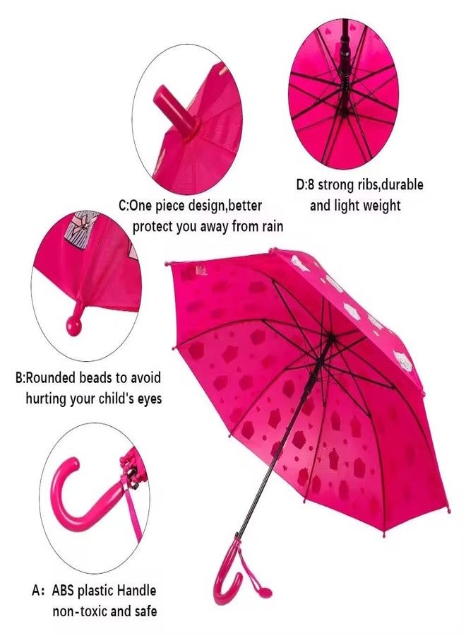 Mega Tree Kids Colour-Changing Umbrella, Cupcake Car and Alien Designs, Safe Construction with 8 Ribs, Magical, Waterproof, Windproof, Lightweight (Blue car) - Image 4
