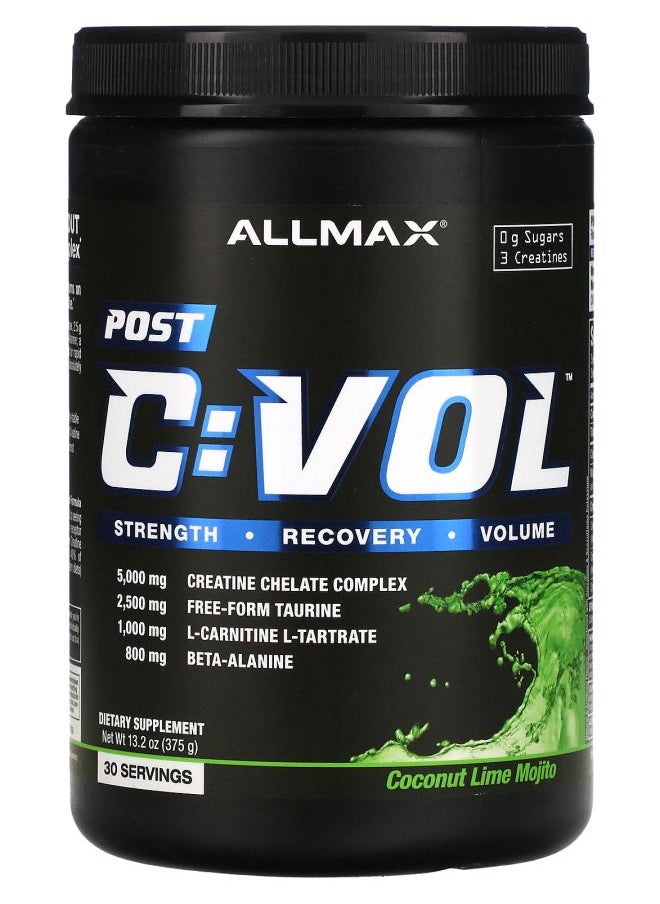 Allmax C:VOL™ Post Coconut Lime Mojito 13.2 oz (375 g) 
