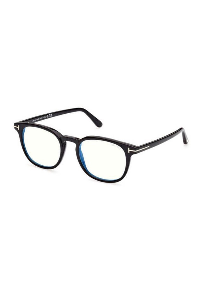 TOM FORD - Men's Round Eyeglasses - TF5819-B ECO 001 52 - Lens Size: 52 Mm - Image 1