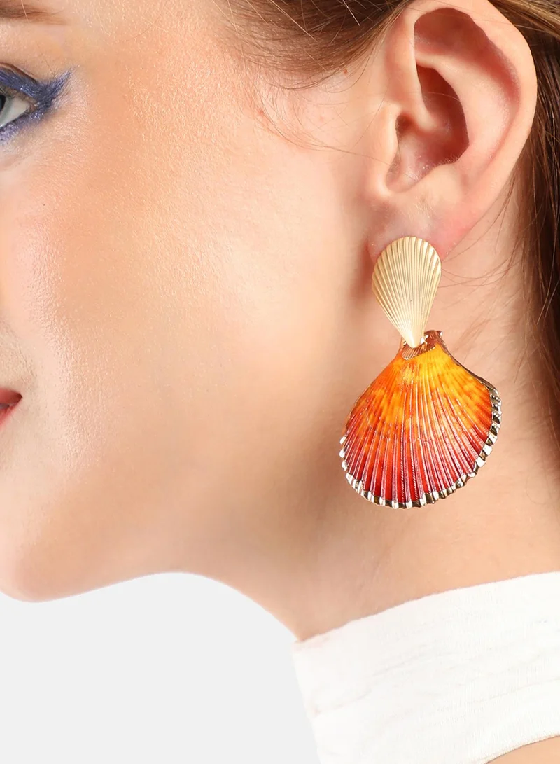 سوهي حلق مصمم للحفلات مطلي بالذهب