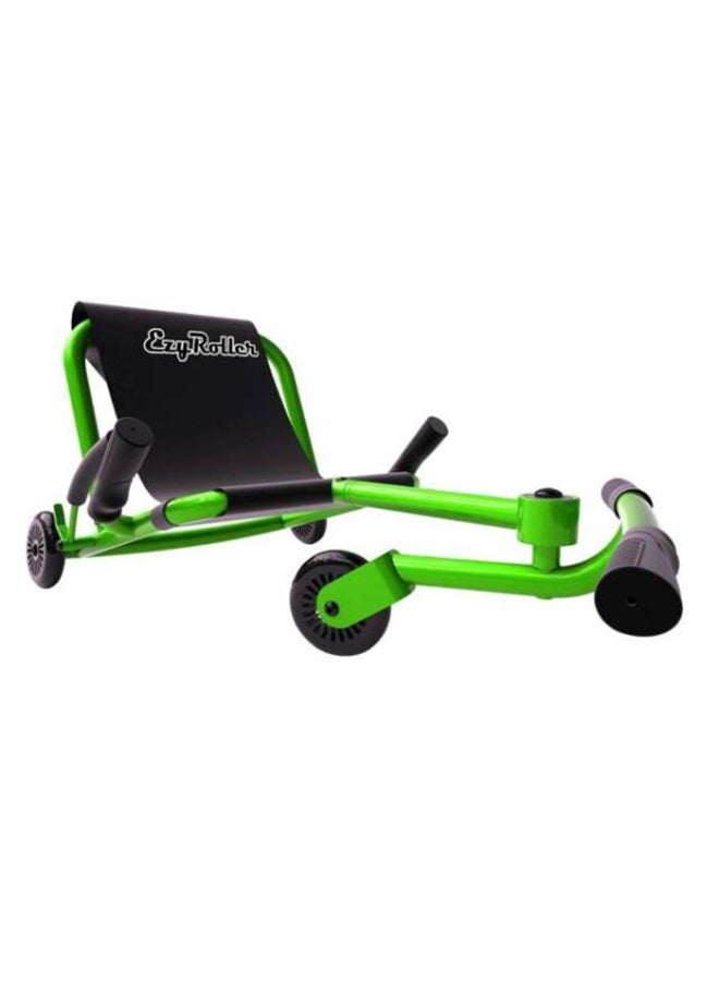 Ezyroller Classic Ride On Go Kart for Kids - Durable Lime Green Outdoor Drift Racer with Hand Brakes and Extendable Foot Bar - Image 1