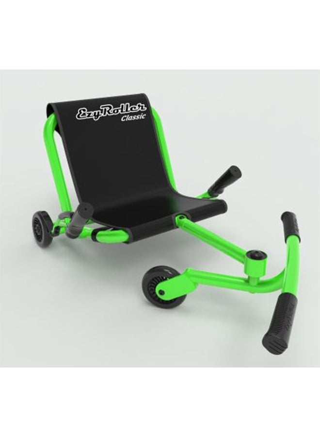 Ezyroller Classic Ride On Go Kart for Kids - Durable Lime Green Outdoor Drift Racer with Hand Brakes and Extendable Foot Bar - Image 2