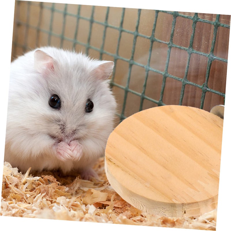 Wooden Adjustable Jumping Stand Perch Platform Toy for Hamsters Birds Chinchillas - Image 4