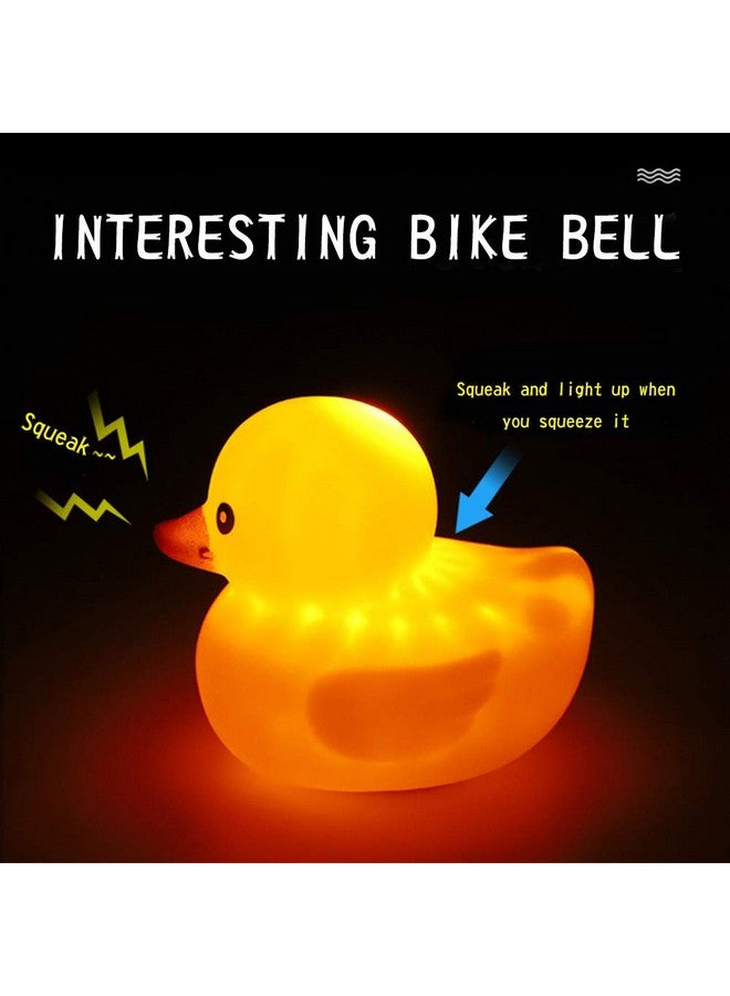 wonuu Rubber Duck Car Ornaments, Squeeze Duck Dashboard Decorations Bicycle Decor for Cycling Motorcycle & Bicycle Accessories Decorations (Pineapple-L&G) - Image 5