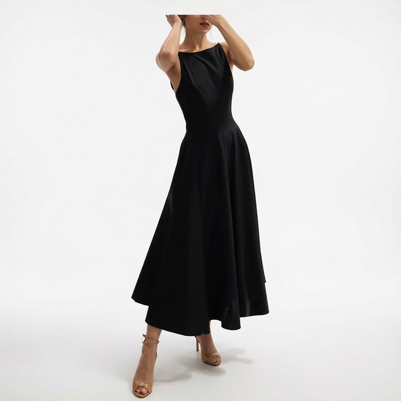 Women's Summer Elegant Round Neck Bodycon Dress