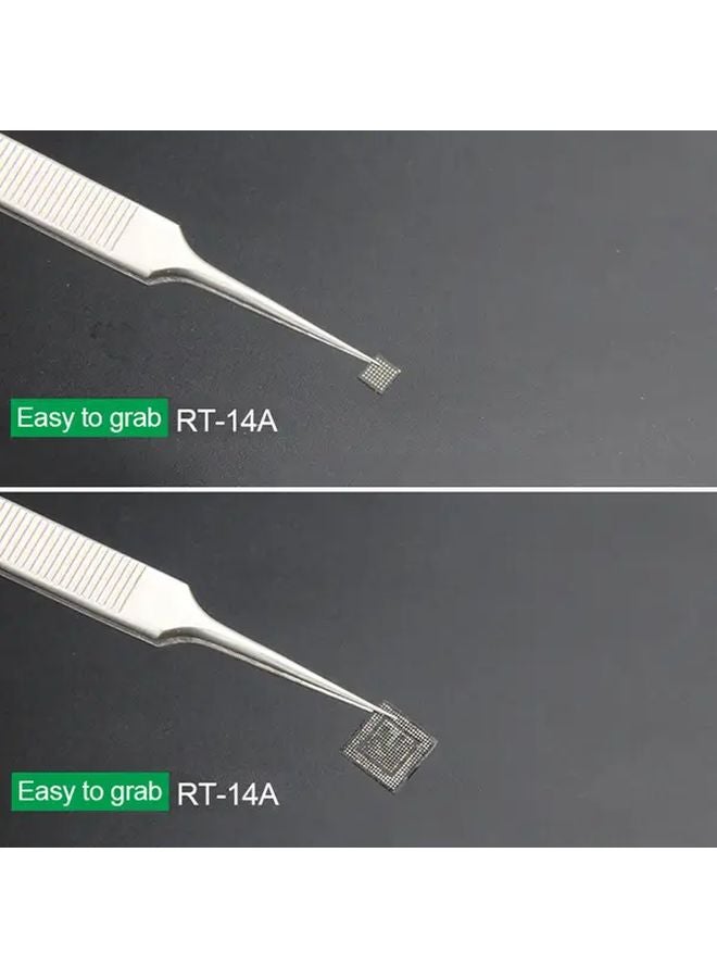RT 14A ملقط مضاد للكهرباء الساكنة بأطراف مستقيمة ومنحنية - أداة إصلاح دقيقة بدون كهرباء - Image 4
