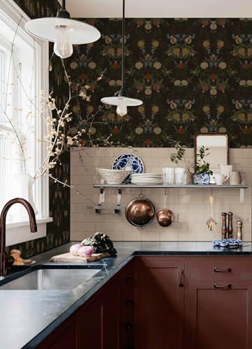 NuWallpaper x Chris Loves Julia Melograno Cinder Peel and Stick Wallpaper CJS6319 - Image 3