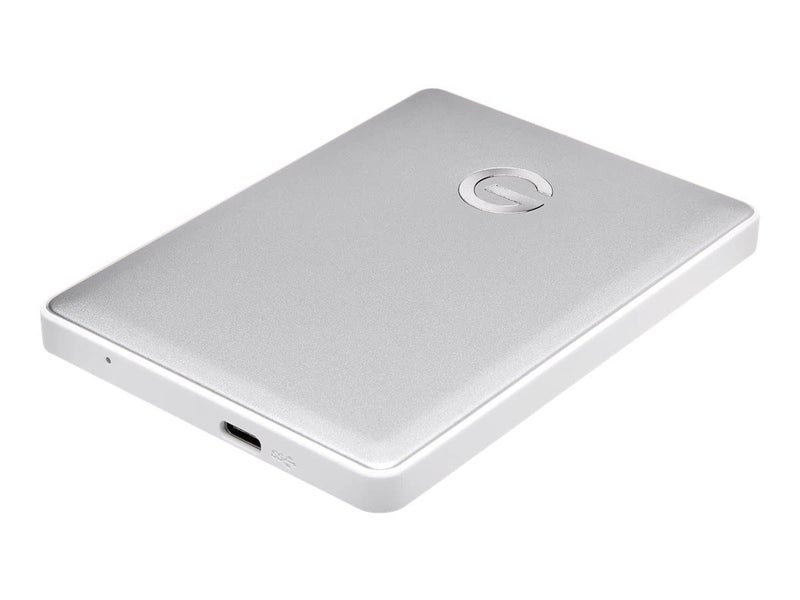 G-Technology 1TB G-DRIVE mobile USB-C (USB 3.1 Gen 1) Portable External Hard Drive, Silver - 0G10264 - Image 1