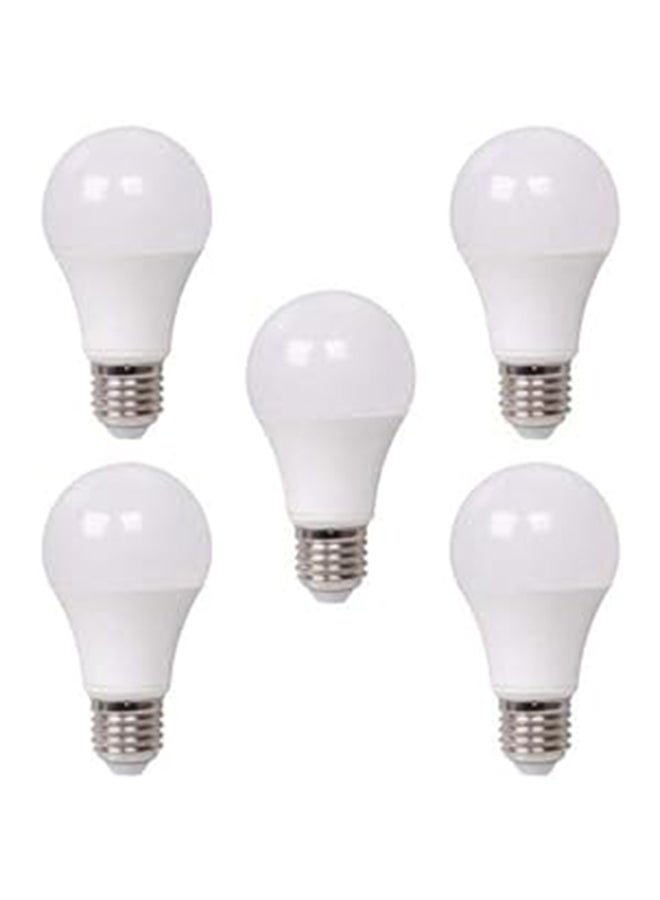 Set Of 5 LED Bulb 10 Watt Warm