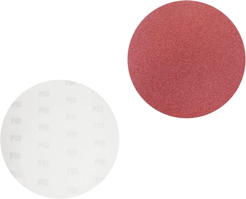 Utoolmart PSA Sanding Discs, 9-inch Self Stick Adhesive Back Sandpaper, 80 Grits No-Hole Aluminum Oxide Sanding Paper, for Random Orbital Sander, Wood, Metal Polishing, 10 Pcs - Image 4