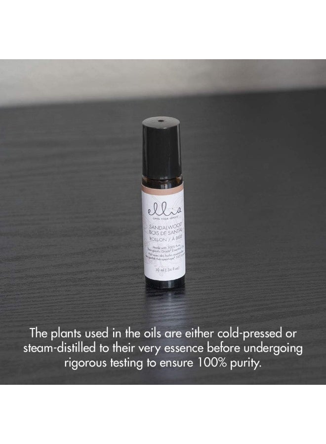 Ellia Sandalwood Essential Oil Roll-On | 10ml, 100% Pure, Therapeutic Grade - Image 5