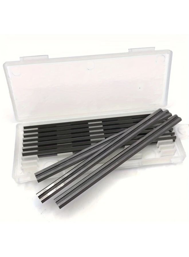 1 Set 10pcs 82mm HSS Reversible Planer Blades For Woodworking Machinery Parts - Image 2