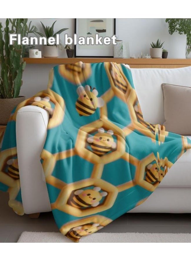 general Baby and children's cartoon flannel thin blanket (warm and comfortable, suitable for sleep, game use) 70cm*100cm - Image 3