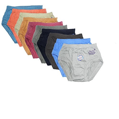New Day Boys Cotton Brief Multicoloured | Boys Underwear Pack of 10 - Image 1