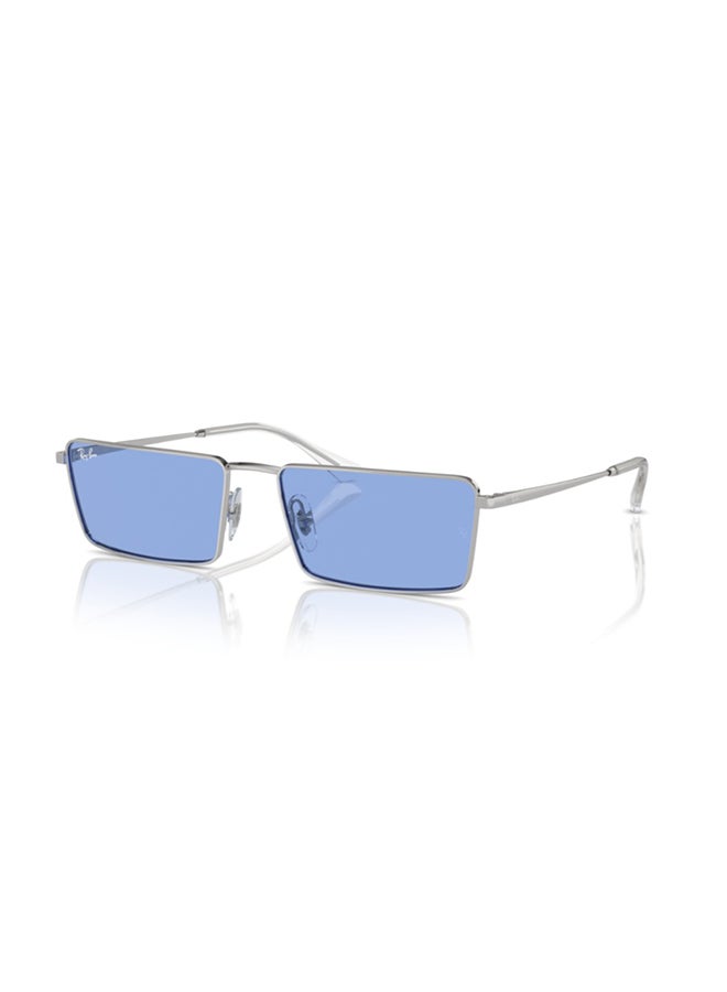 Ray-Ban Women Ray-Ban RB3741 003/80 Women's Rectangular Sunglasses - Lens Size: 56 mm - Image 1