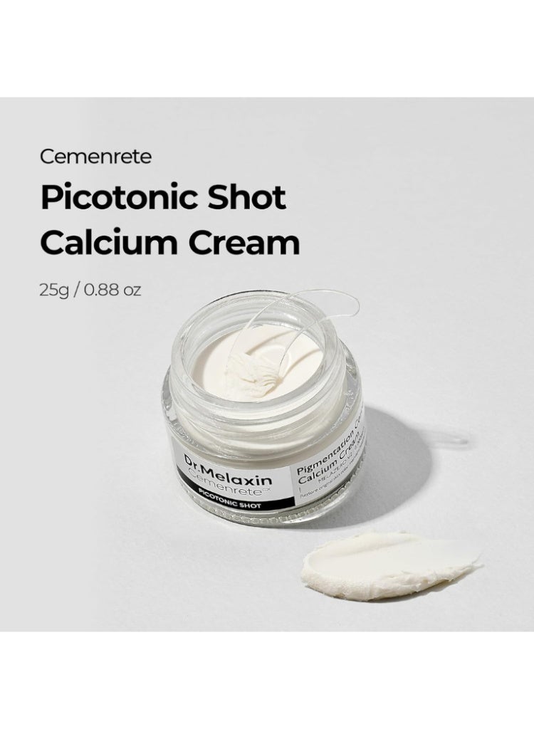 دكتور ميلاكسين كريم Dr. Melaxin Cemenrete Picotonic Shot Calcium – كريم كوري لترميم حاجز البشرة وترطيبها وتحسين مرونتها - Image 2
